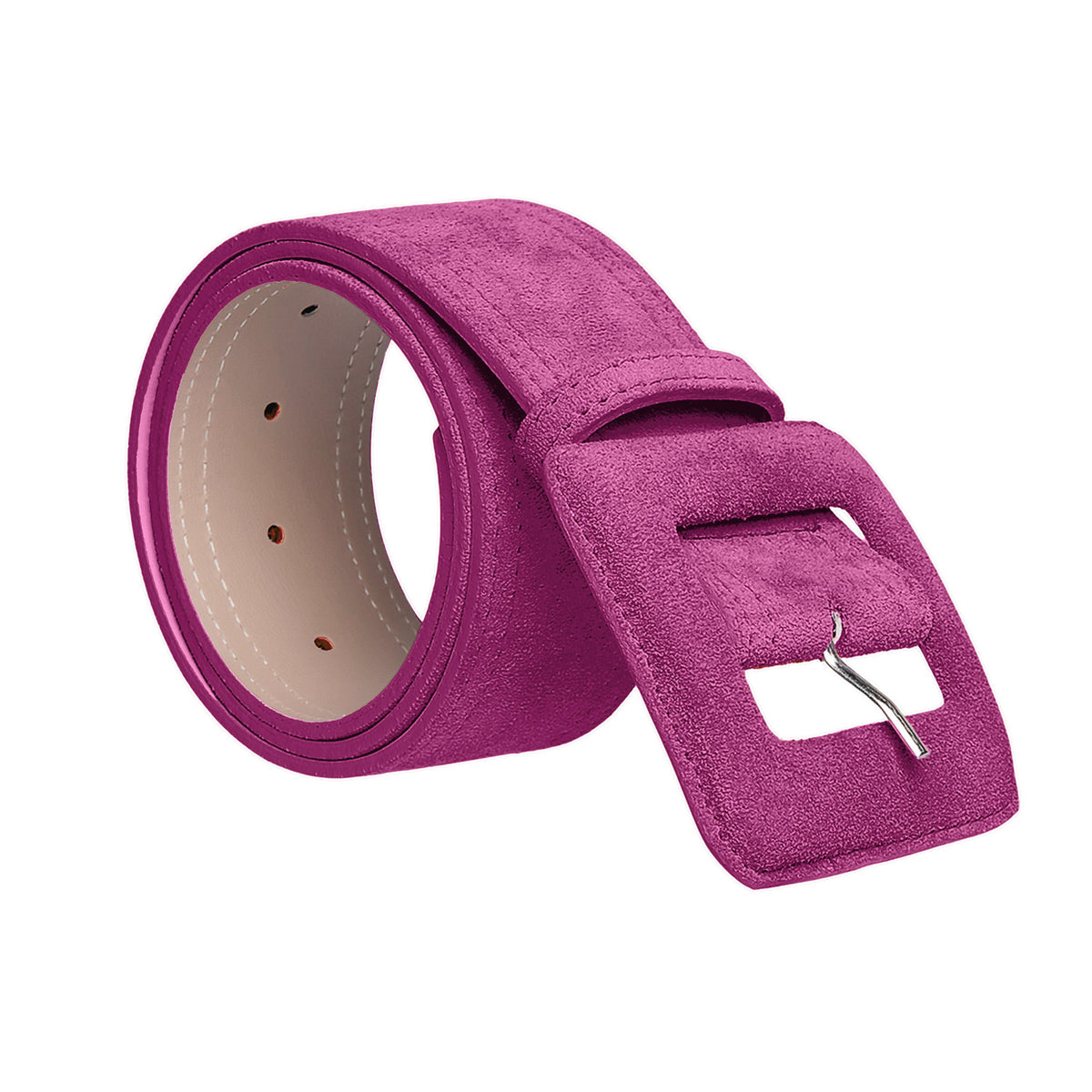 Fuchsia-Suede-Square-Buckle-