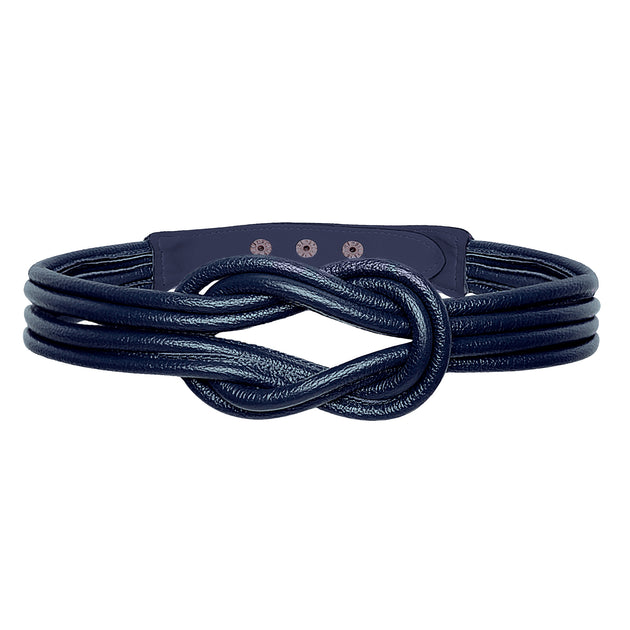 Navy Blue Leather Belts for Women with Stylish Buckle Shapes BeltBe Navy Blue Leather Belts for Women with Stylish Buckle Shapes BeltBe