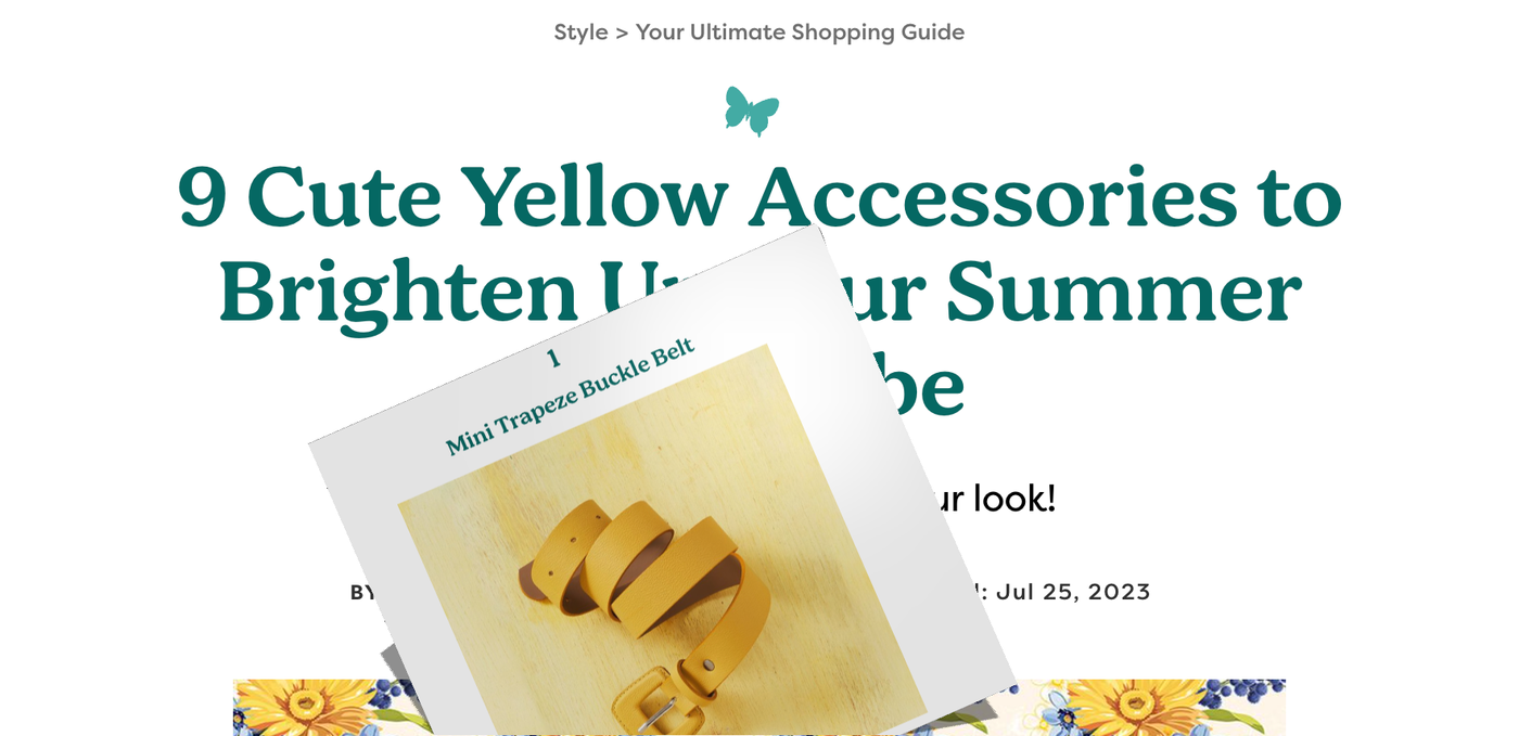 The Pioneer Woman - 9 Cute Yellow Accessories