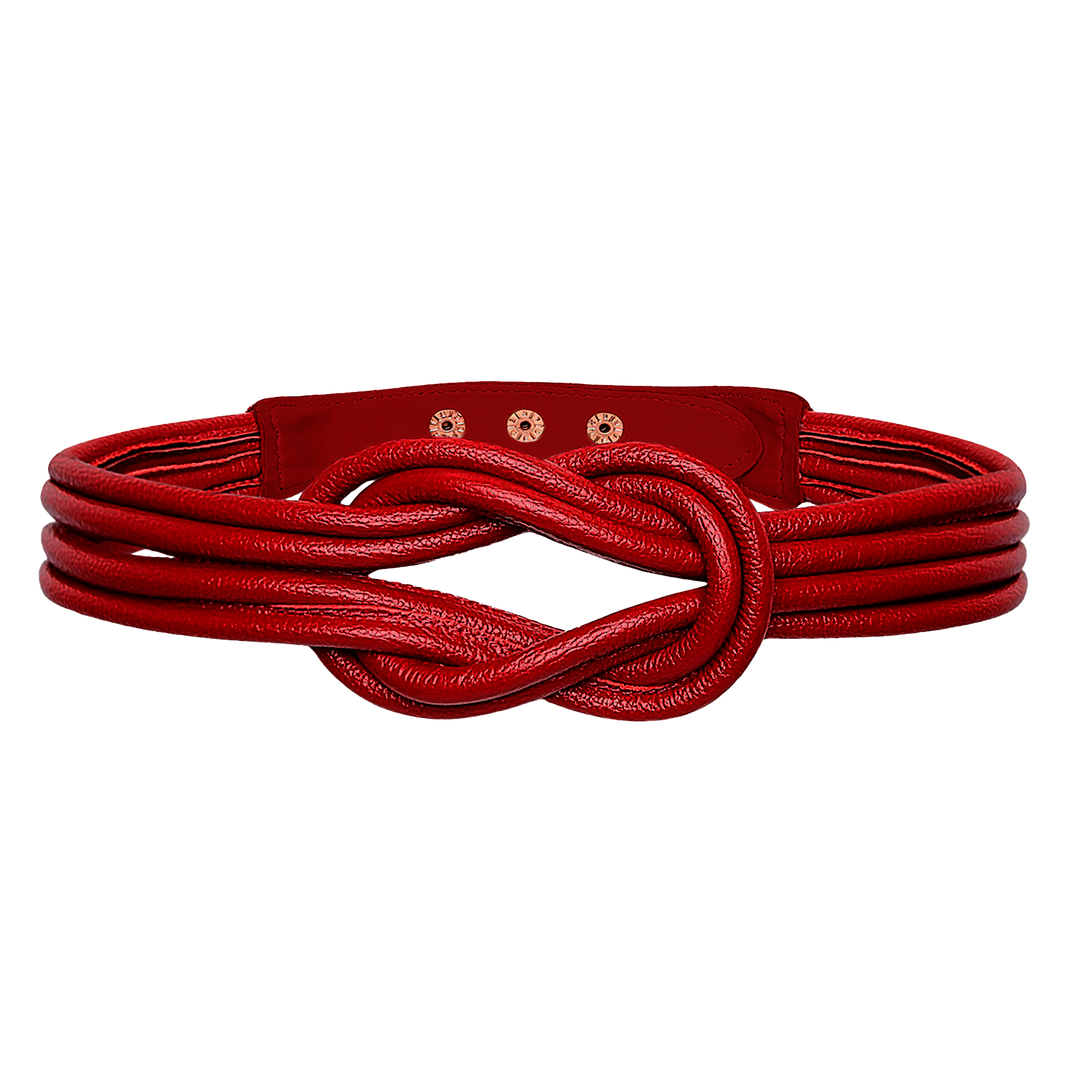 knot belt leather