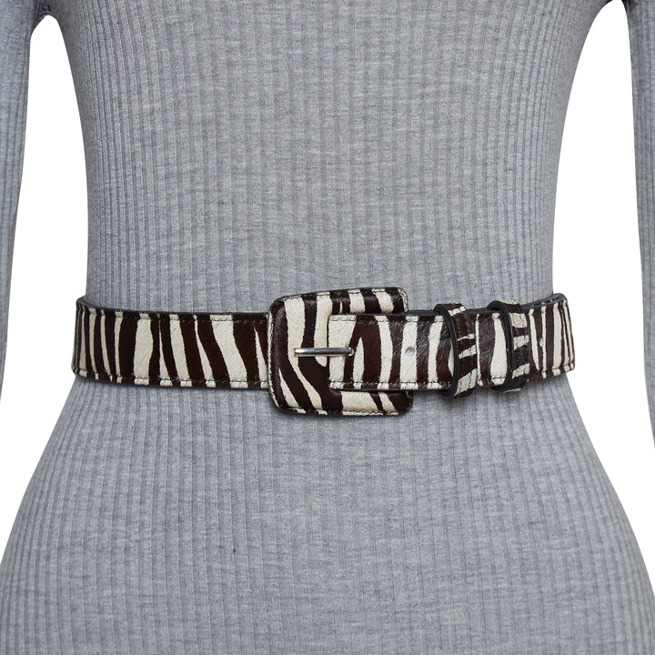 Zebra_Rectangle_Buckle_Belt_3_  display picture 1