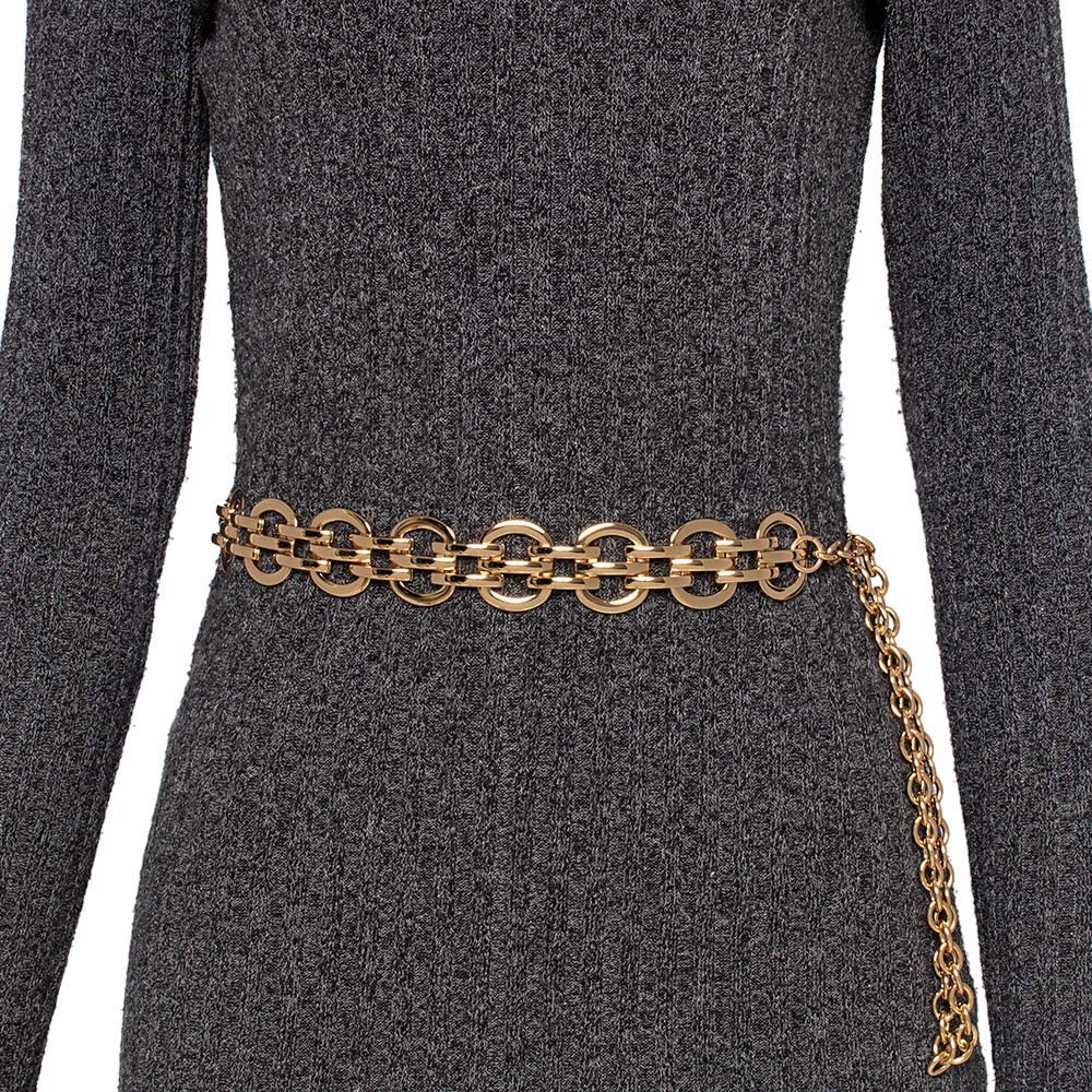 Women Beltbe Chain Women Belt in Metal - Gold Women Beltbe Chain Women Belt in Metal - Gold